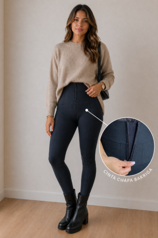 1107 Calça skinny montaria lipo chapa barriga