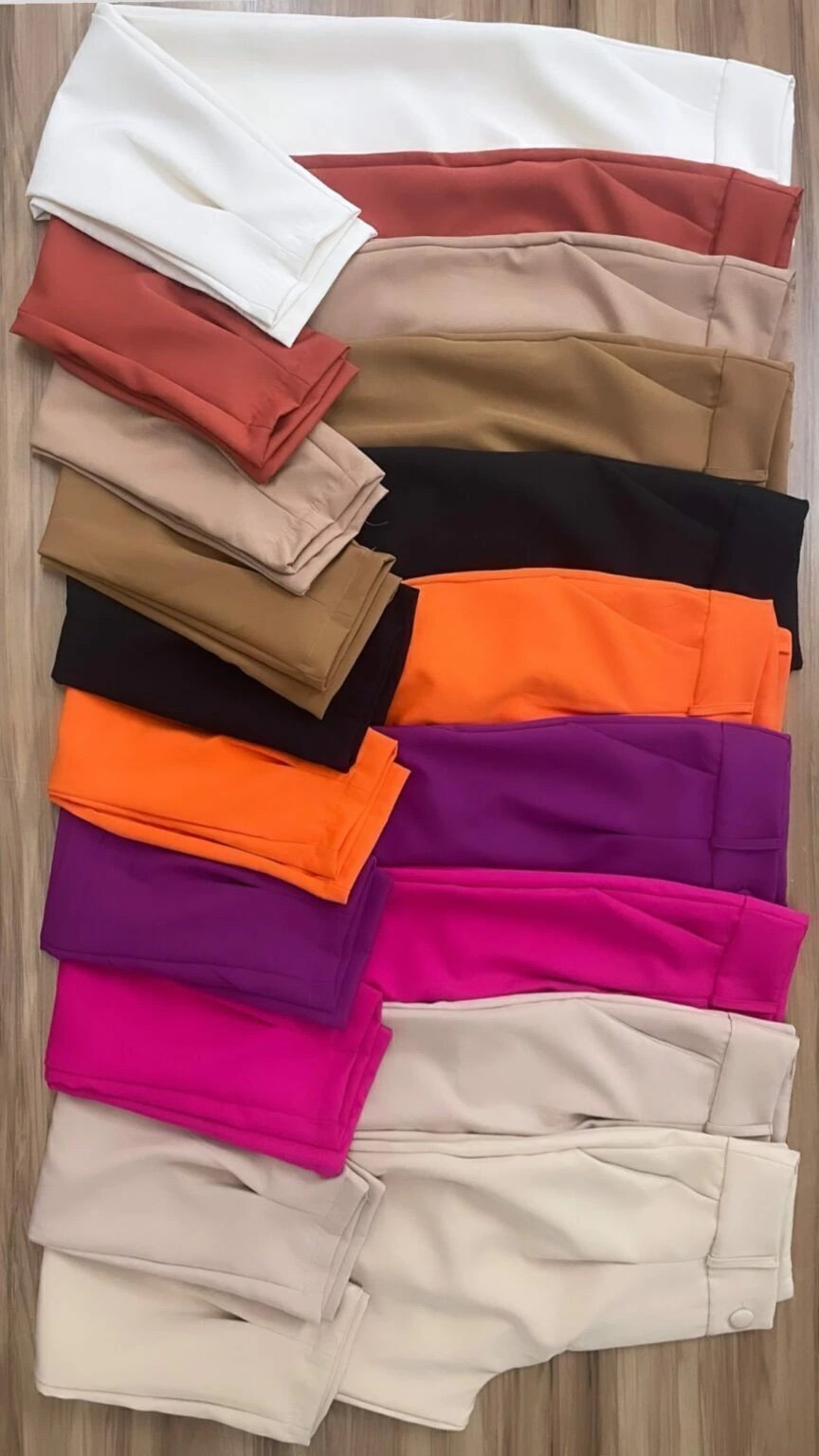 1614 Calça estilo Zara skinny cenoura pinça na barra alfaiataria - Imagem 6