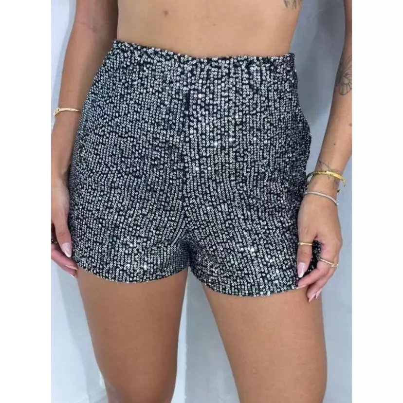2368 Saia ou Shorts paetê - Imagem 5