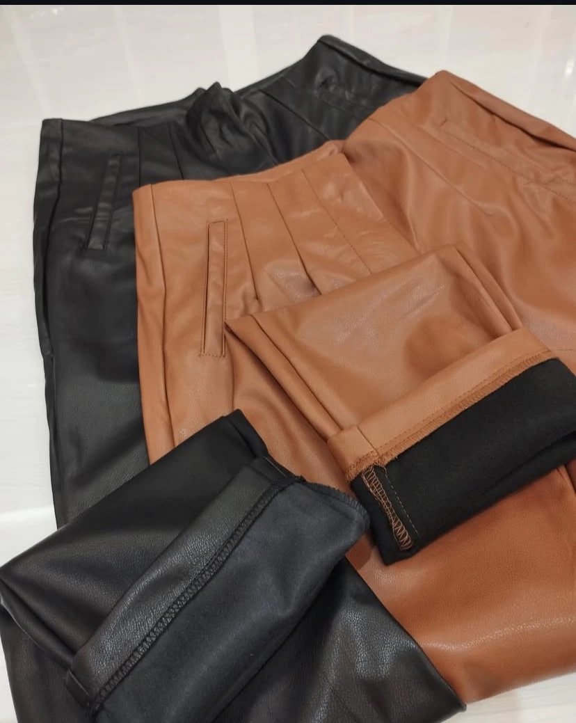 1615 Calça estilo Zara skinny courino - Imagem 4