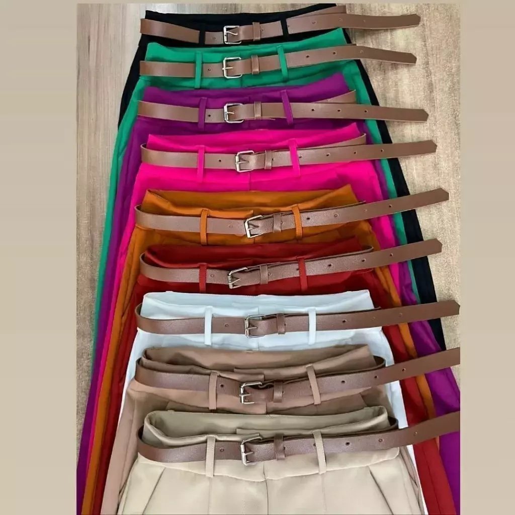 1962 Calça estilo Zara skinny e wide leg pantalona botão - Imagem 33