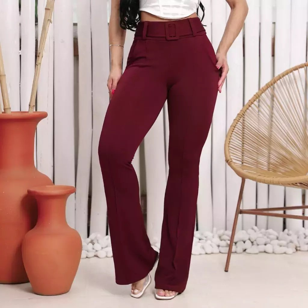579 Calça Janiny cinto fivela embutido - Imagem 3