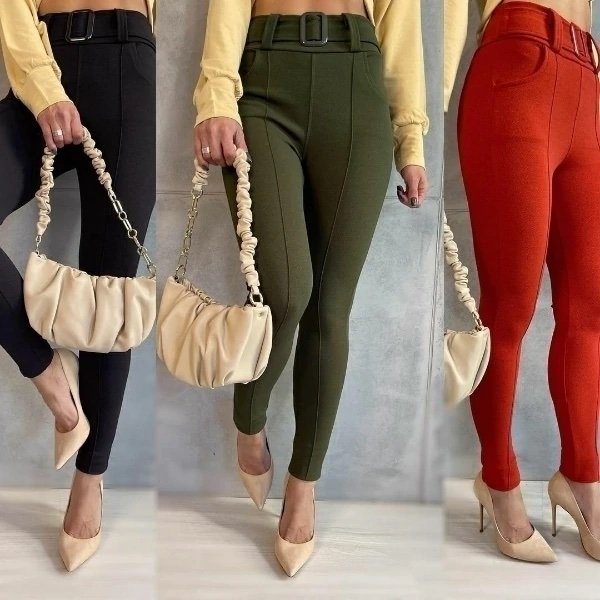 579 Calça Janiny cinto fivela embutido - Imagem 12