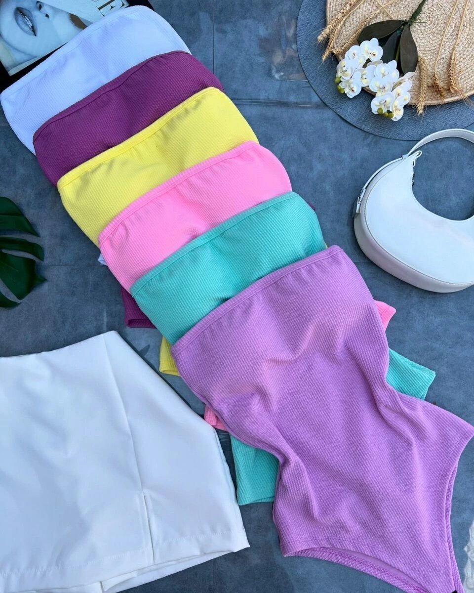 1815 Body Regata estilo Zara tomara que caia regatão alça fina anarruga - Imagem 17