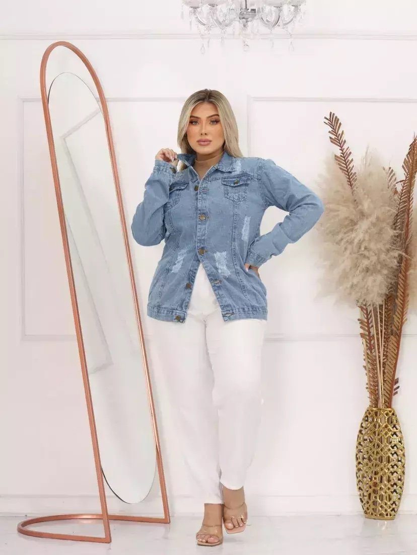 935 Max jaqueta oversized jeans - Imagem 2