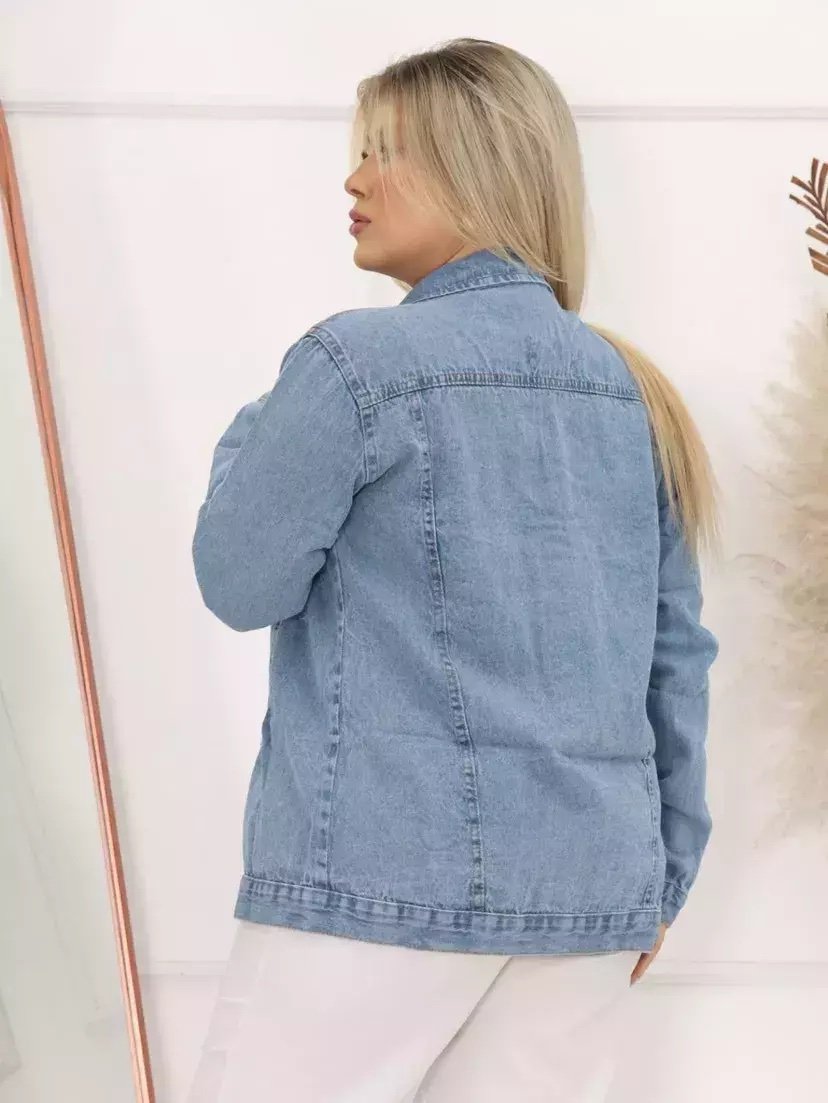 935 Max jaqueta oversized jeans - Imagem 3