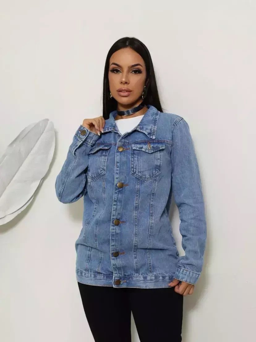 935 Max jaqueta oversized jeans - Imagem 4
