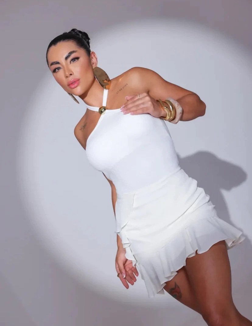 2105 Body Mar frente única com bola fivela orgânica - Imagem 4