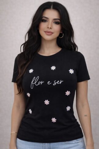 2159 Blusa t-shirt Flor e ser