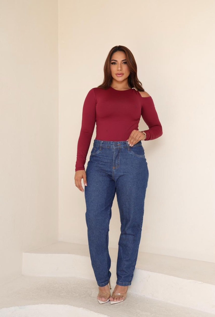 1429 Calça jeans mom