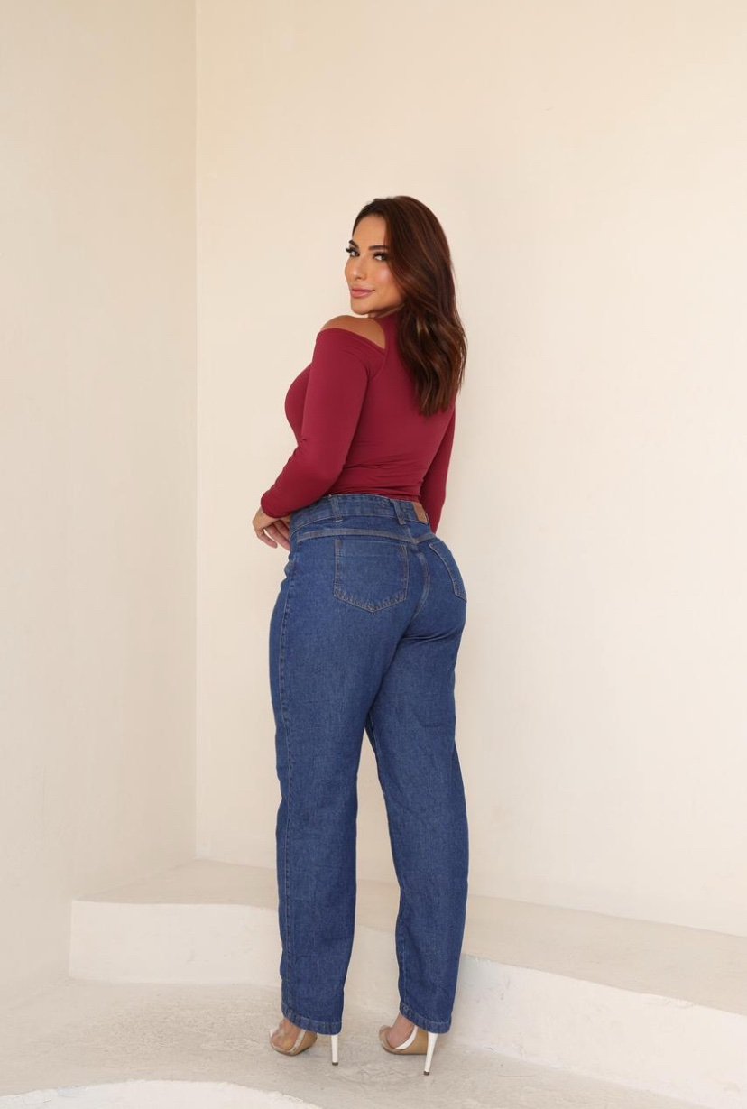 1429 Calça jeans mom - Imagem 2