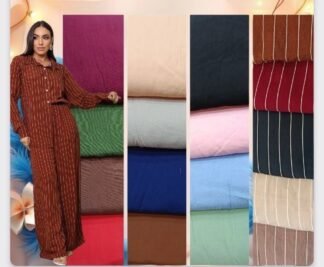 2831 Conjunto Sofia camisa botão manga curta e longa e calça pantalona