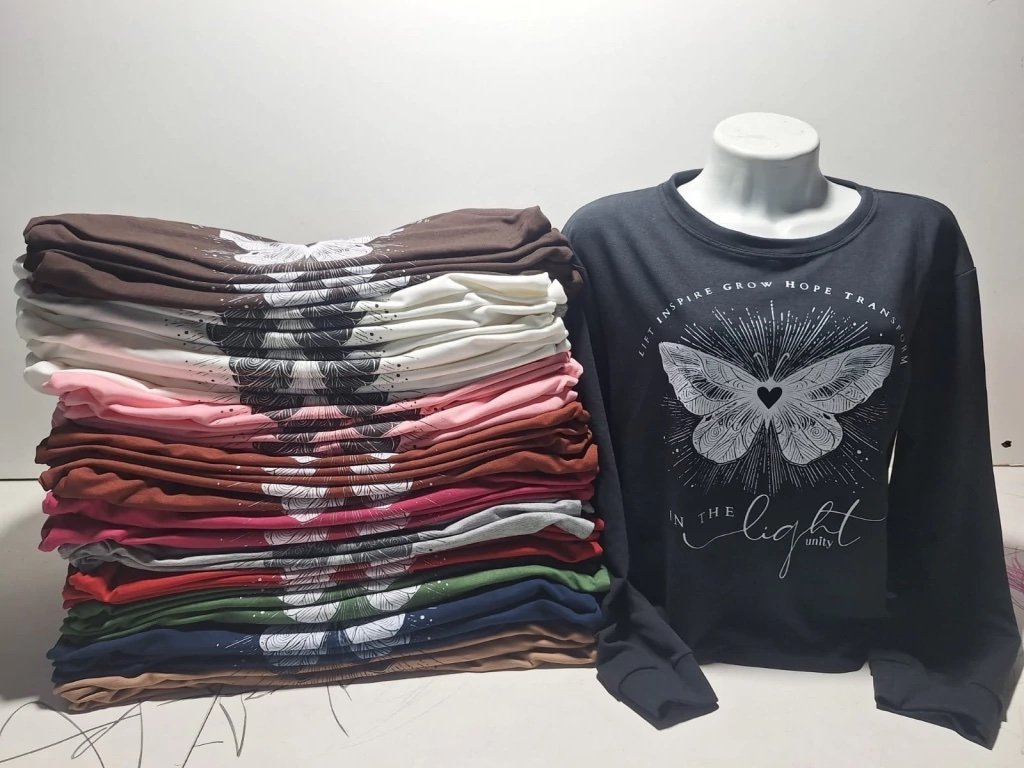 2209 Blusa Vidal manga longa estampada moletom - Imagem 11