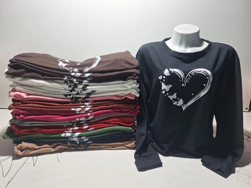 2209 Blusa Vidal manga longa estampada moletom - Imagem 15
