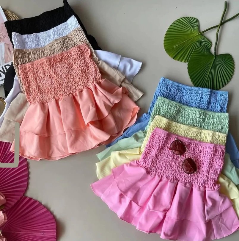 2352 Blusa Eleni peplum bata lastex tomara que caia lisa e poá - Imagem 4