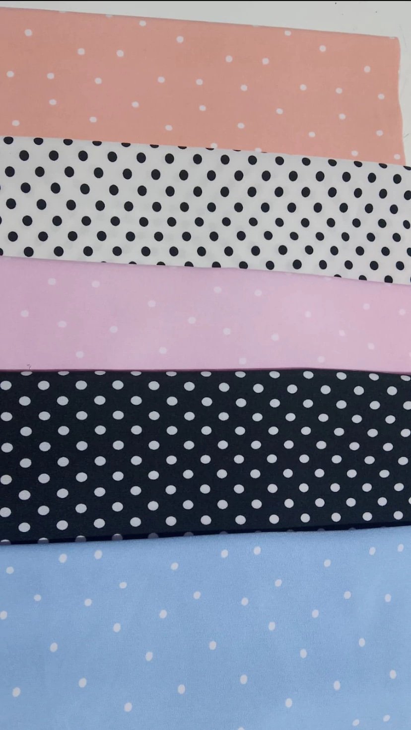 2352 Blusa Eleni peplum bata lastex tomara que caia lisa e poá - Imagem 6
