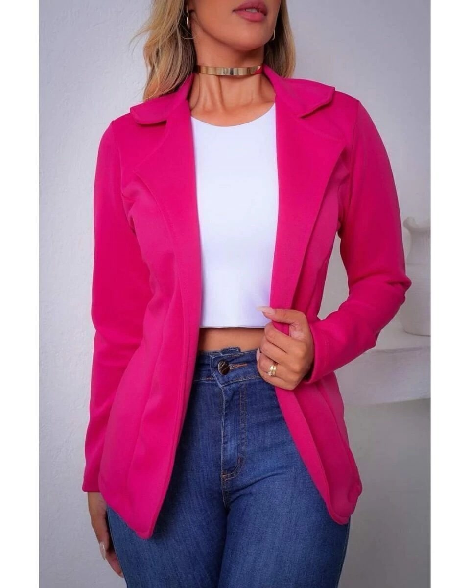 1661 Blazer manga longa tradicional bufante princesa - Imagem 5