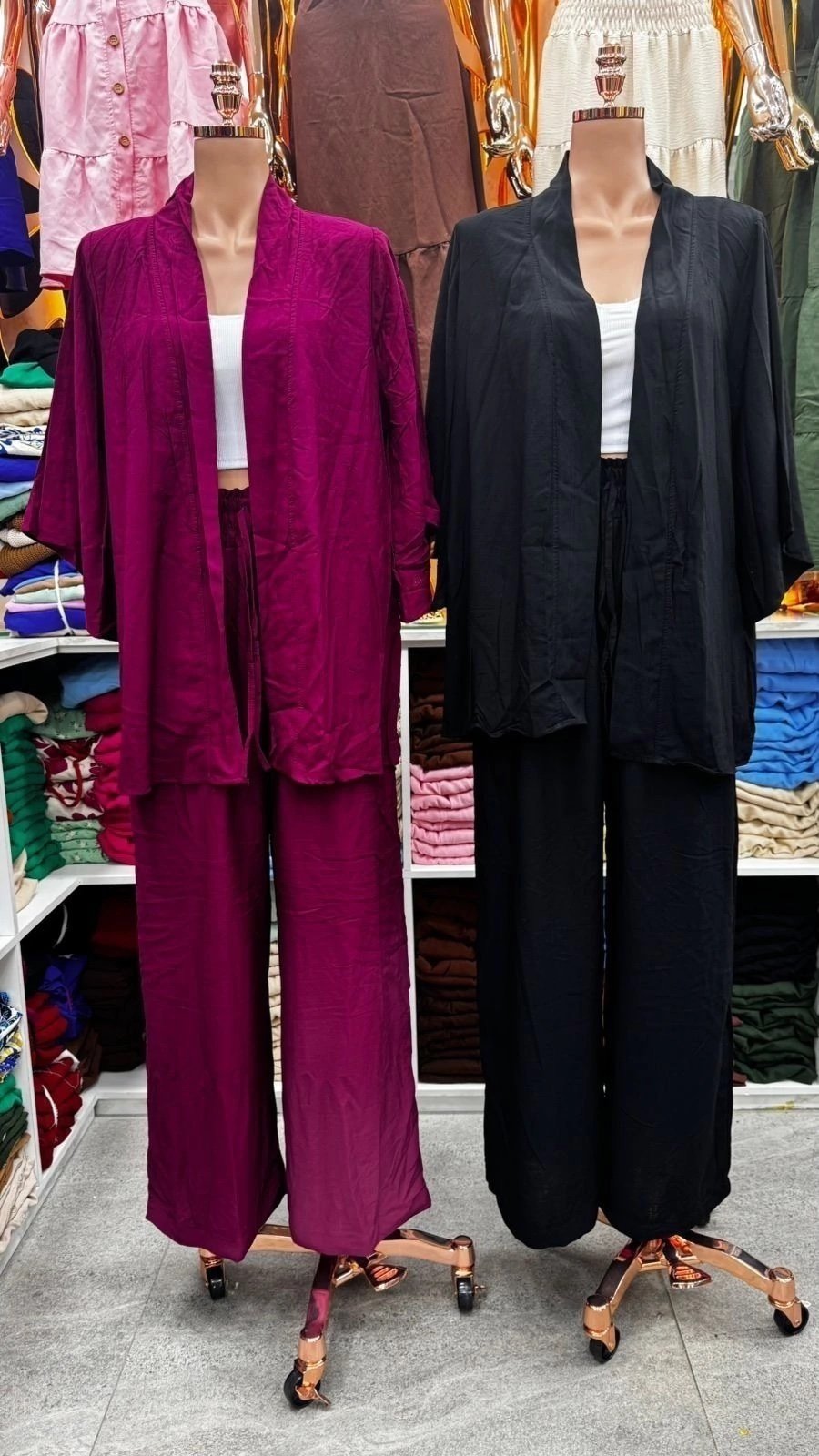 2829 Conjunto Angel max kimono e calça pantalona - Imagem 5