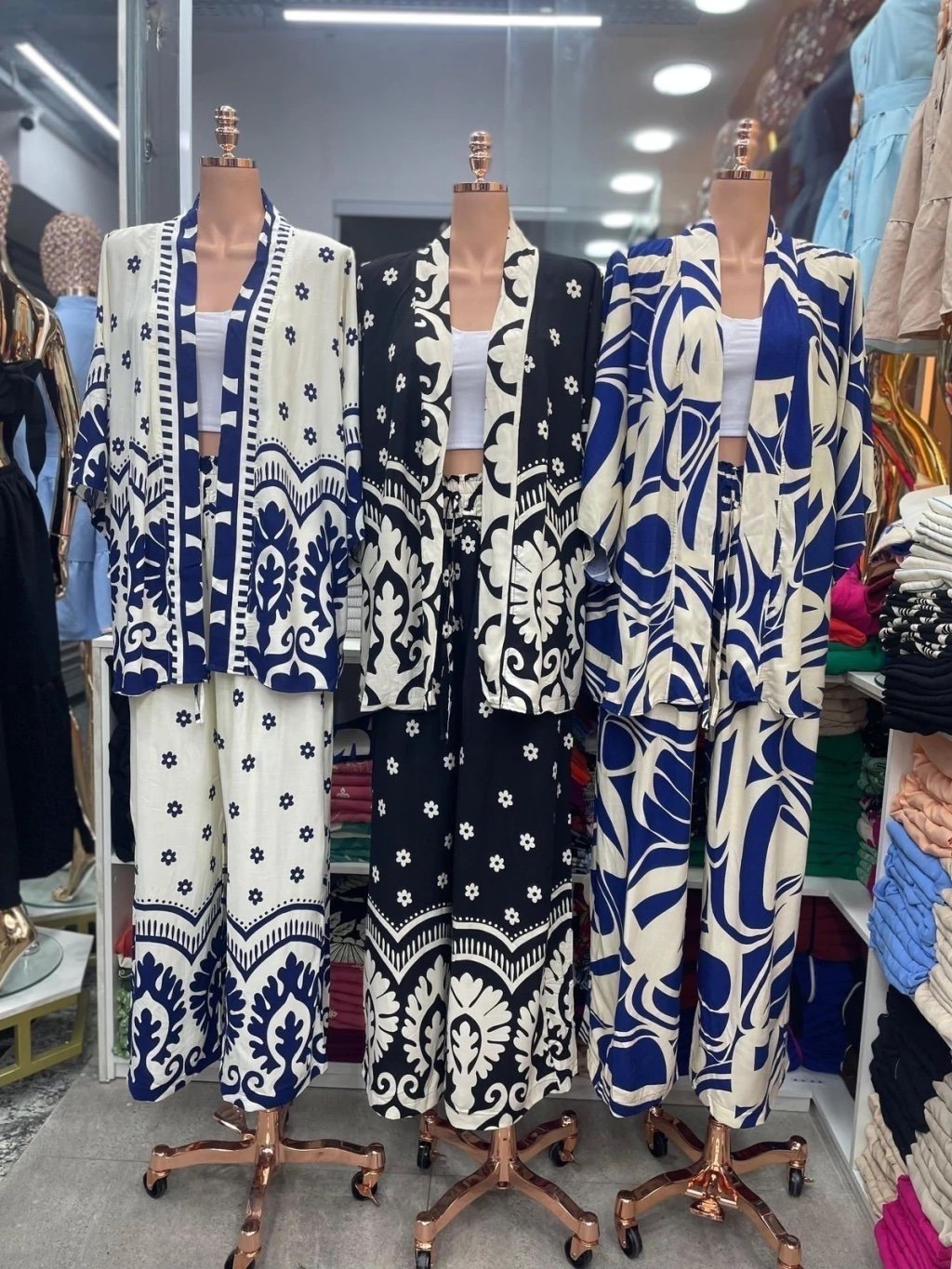 2829 Conjunto Angel max kimono e calça pantalona - Imagem 11