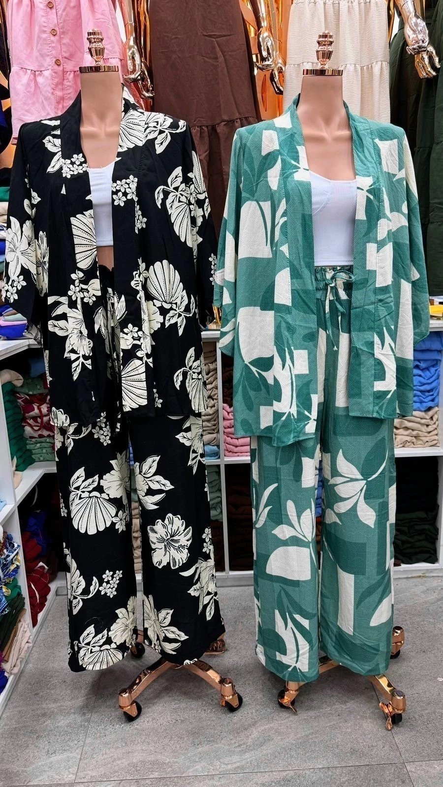 2829 Conjunto Angel max kimono e calça pantalona - Imagem 13