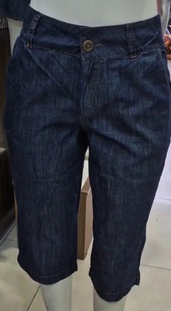2221 Conjunto Kelly colete e Bermuda pantacourt jeans - Imagem 3