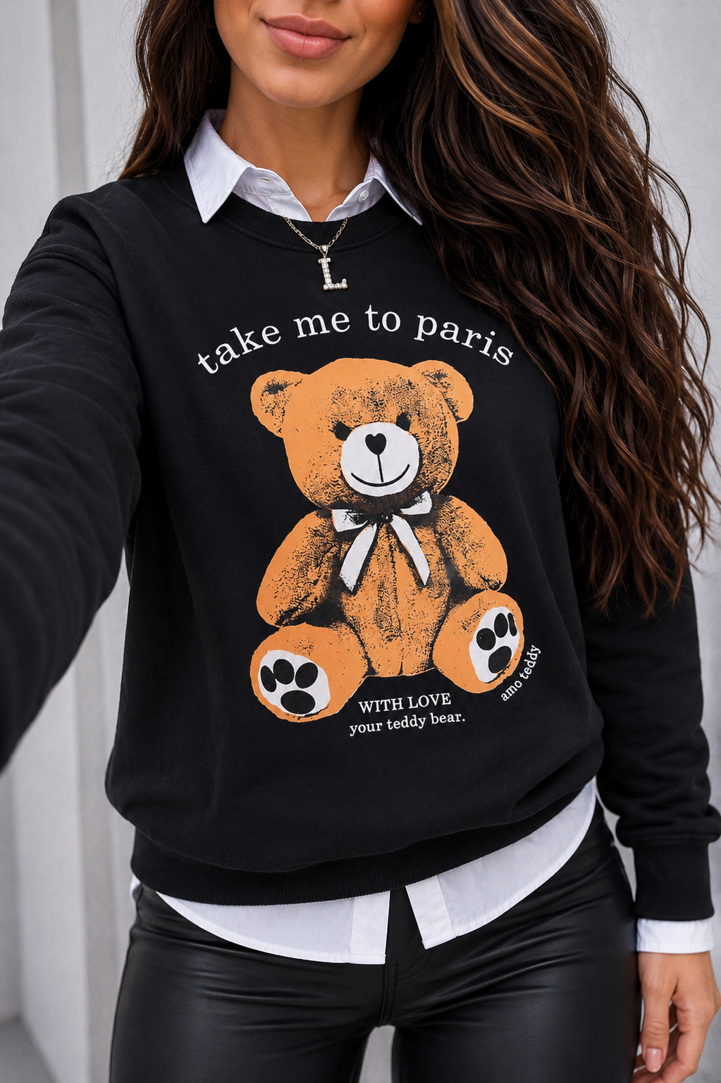 2447 Blusa Die moletom urso