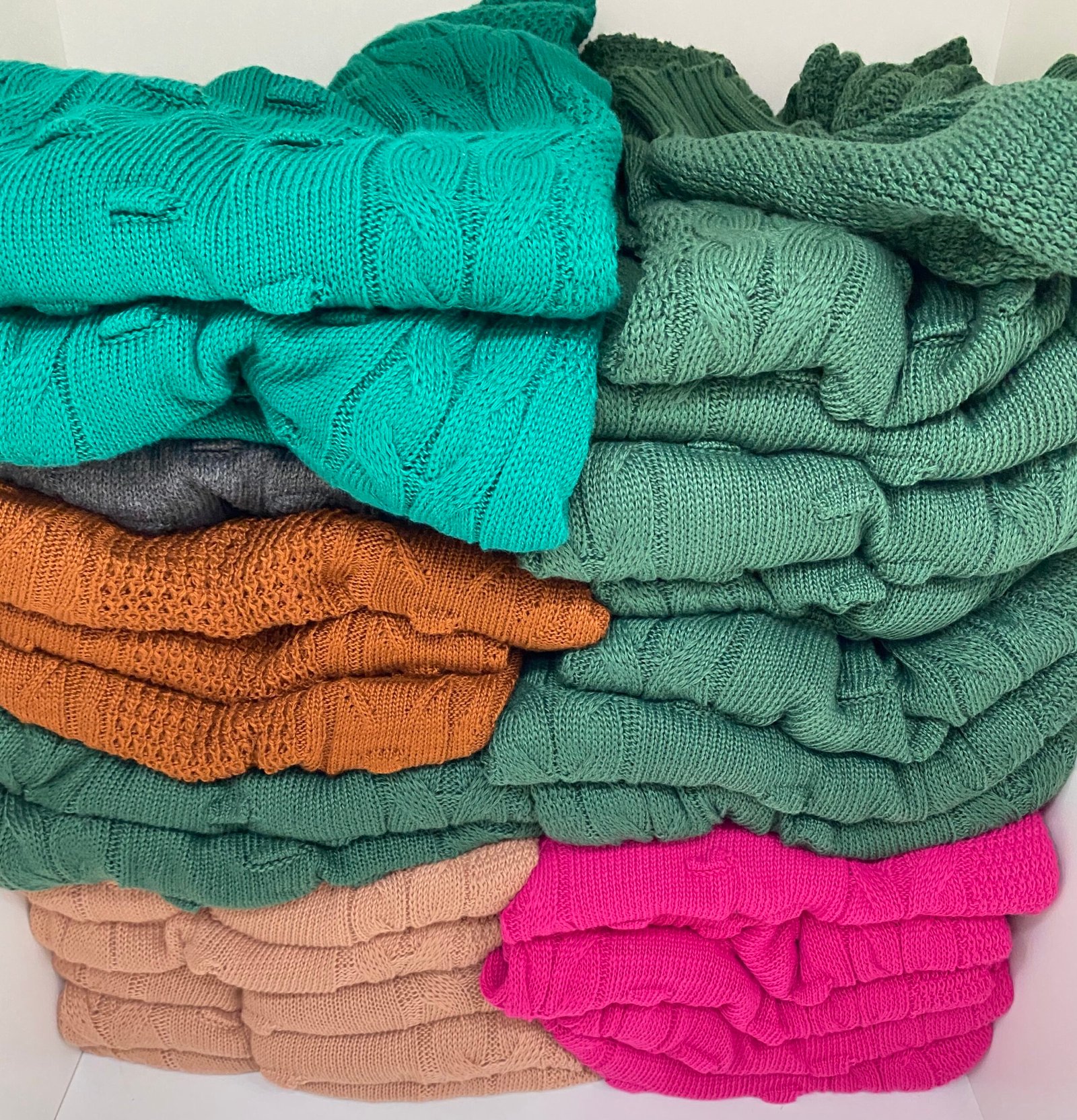 2323 Blusa Paula trançada trança no meio pom pom tricot - Imagem 7