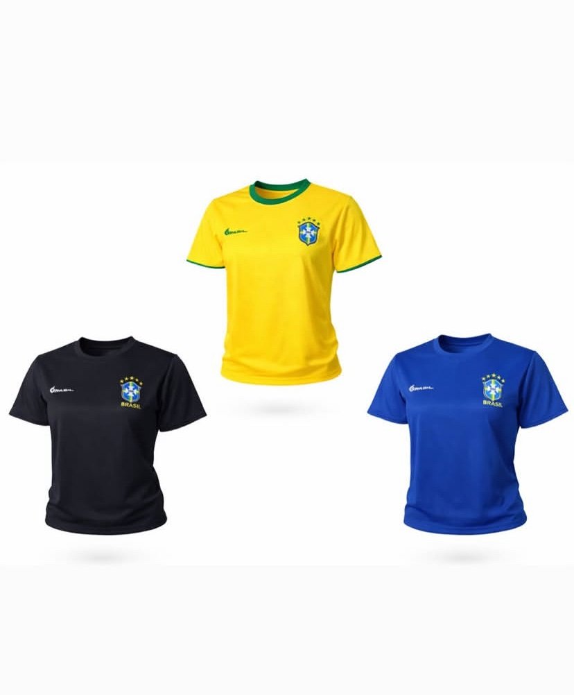 2465 Blusa t-shirt baby look Brasil core - Imagem 6