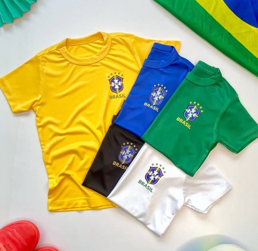 2465 Blusa t-shirt baby look Brasil core - Imagem 7