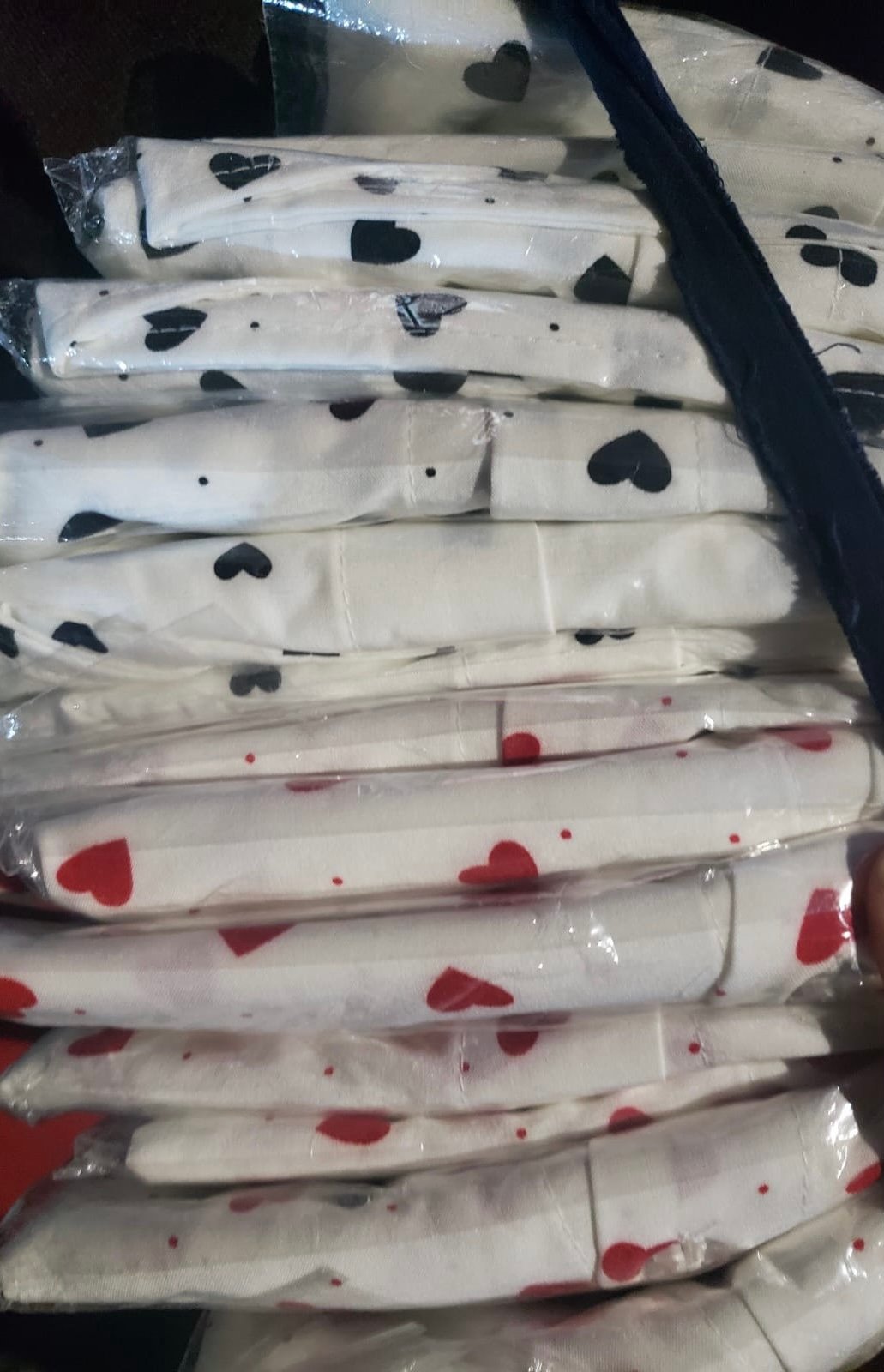 2899 Camisa Camila social botão manga longa coração - Imagem 6