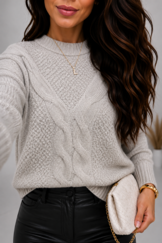 2647 Blusa Paula duas tranças mousse