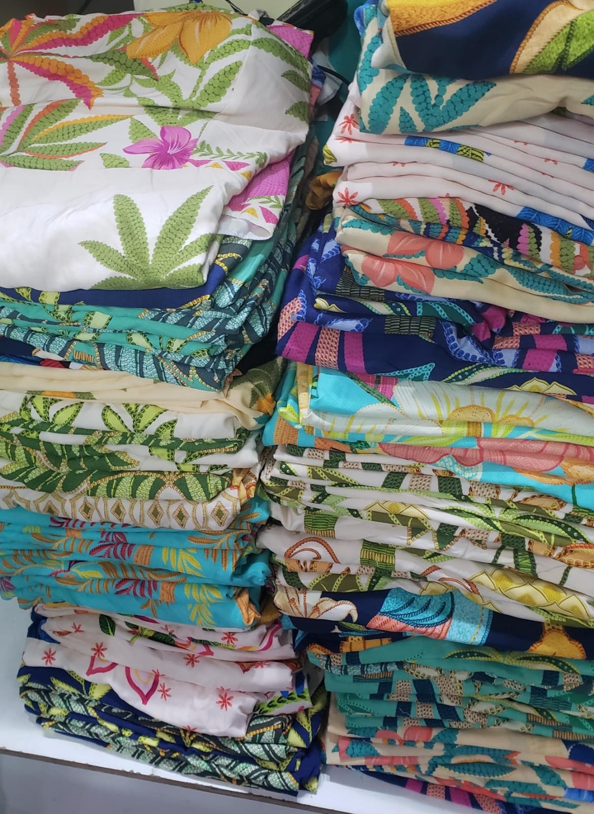 2041 Vestido Yare midi alça fina estampado verão - Imagem 5