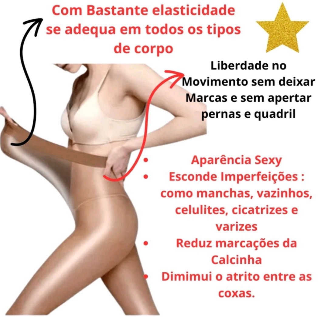 Meia Calça 70D anti celulite - Imagem 2