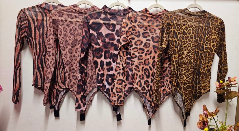 2032 Body tule Animal print - Imagem 2