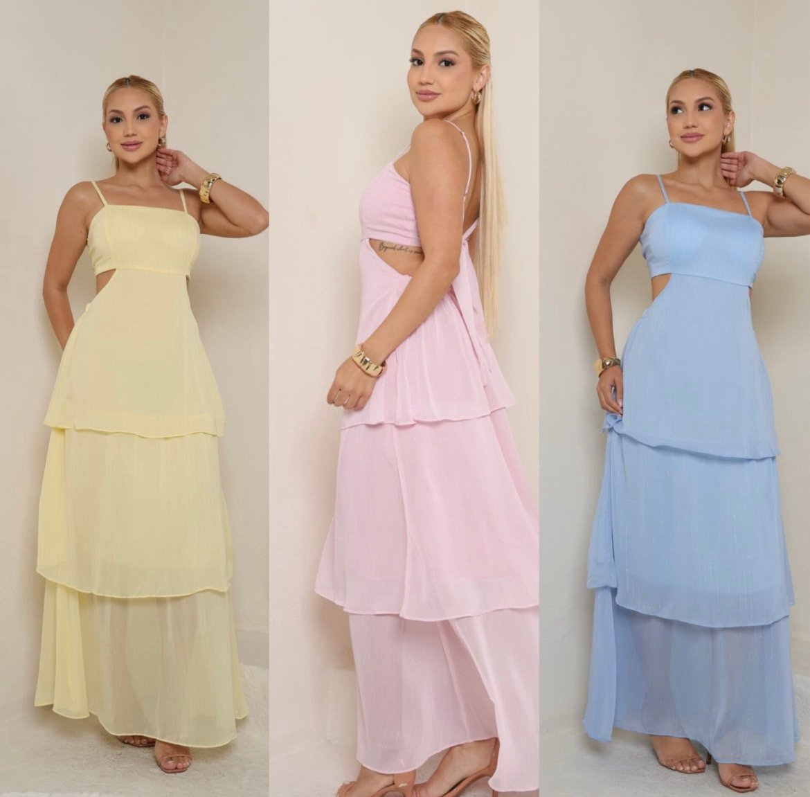 2060 Vestido Emily princesa babados - Imagem 2