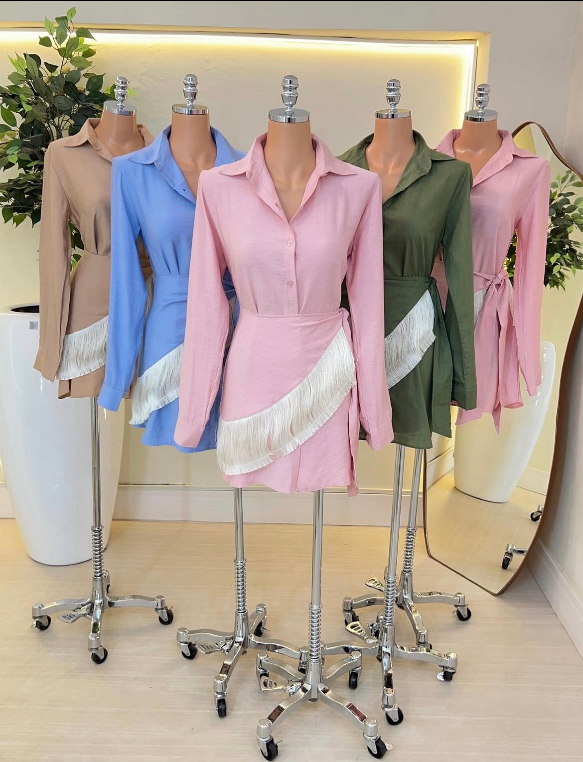 2670 Conjunto Leya camisa max e lenço franja - Imagem 7