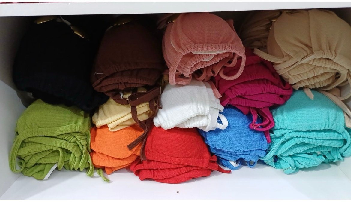 051 Conjunto Say Biquini sutiã com fivela e calcinha fita regulagem - Imagem 4